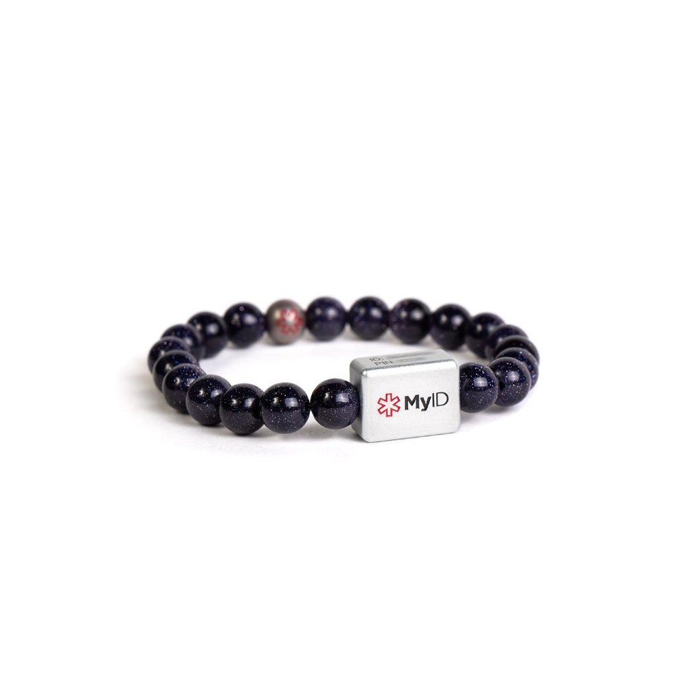 MyID Cube | Blue Goldstone | Small - Picture 5 of 5